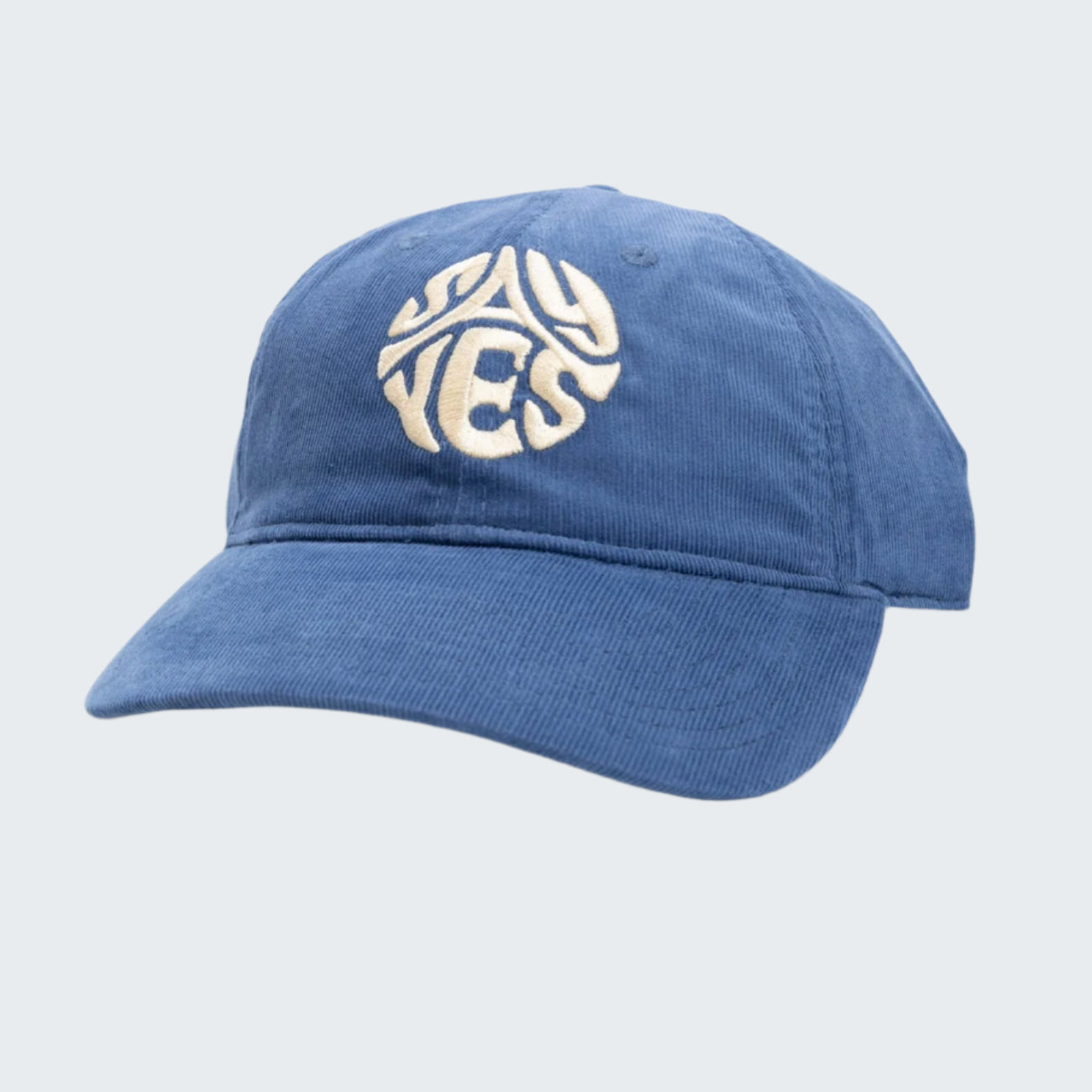 Say Yes Steel Gray Corduroy Hat