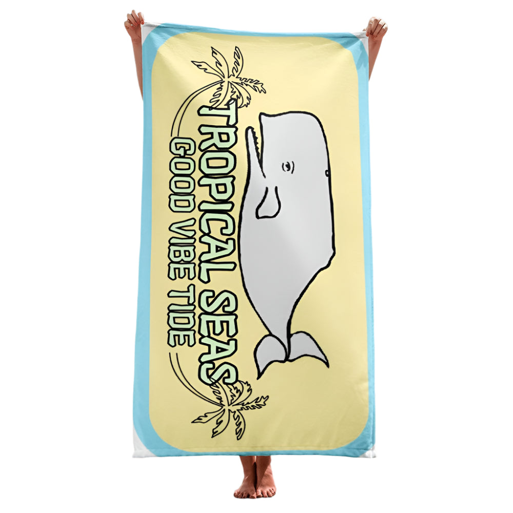 Whale Tail Towel