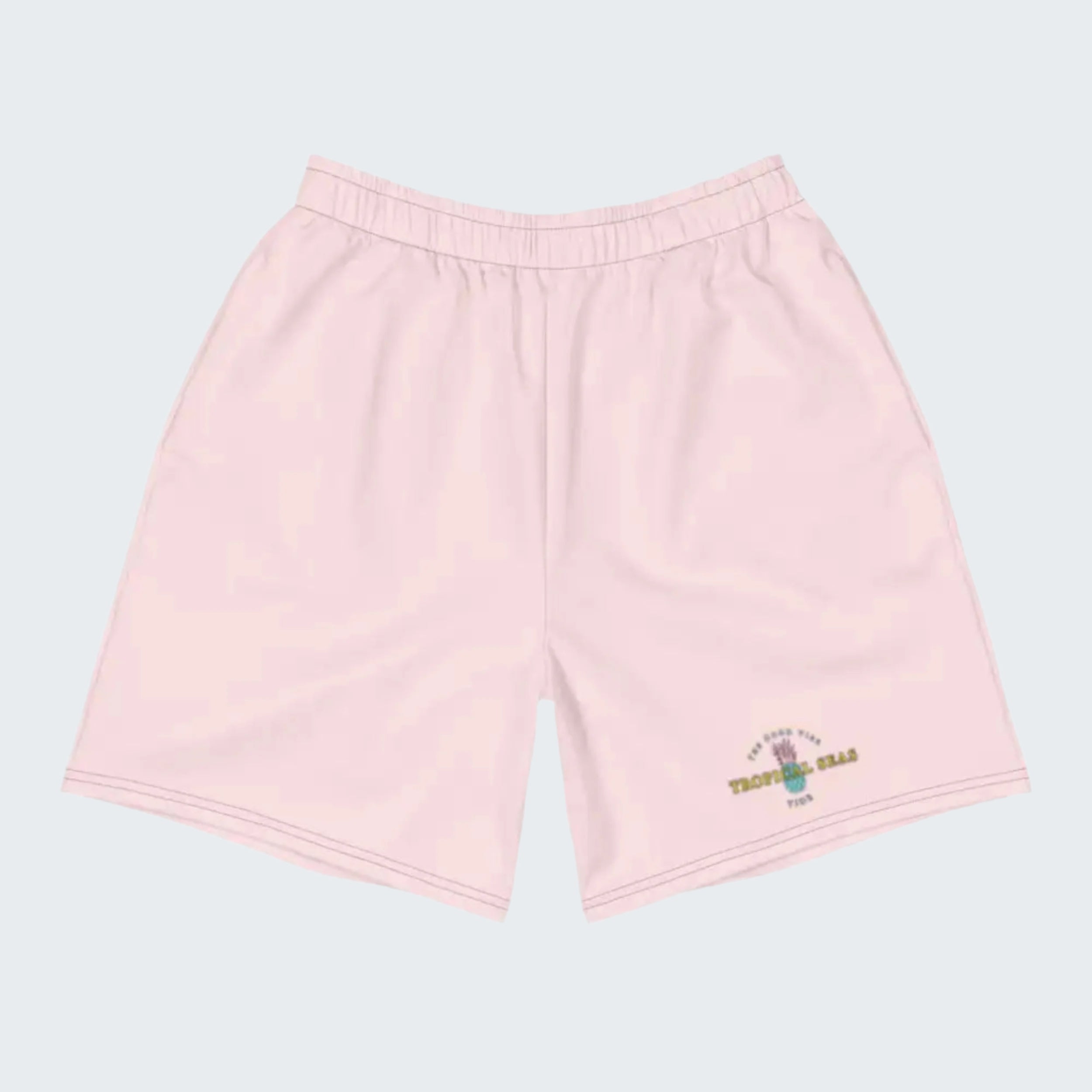 Men's Tropical Pink Pineapple Athletic Shorts