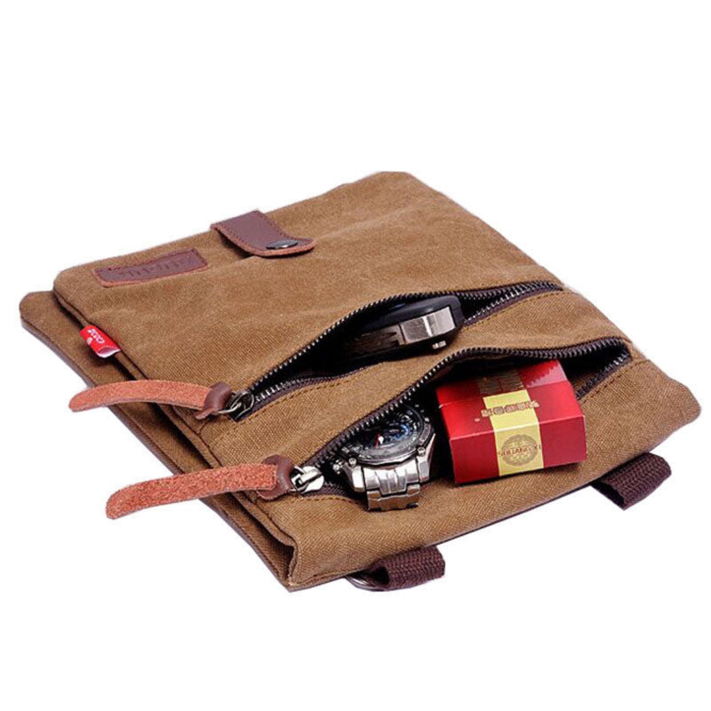 Retro Style Canvas Small Messenger Bag For Daily Occasion - Sun of the Beach Boutique