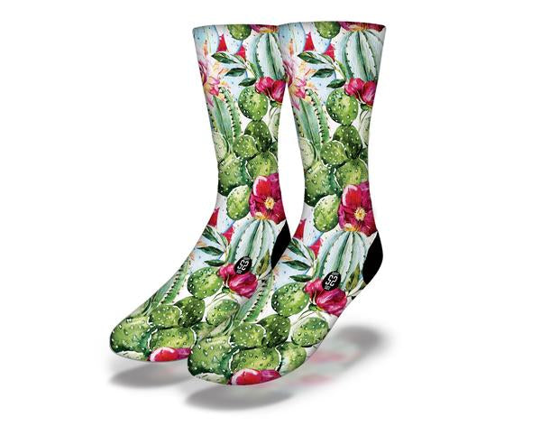 Cactus Flower Socks