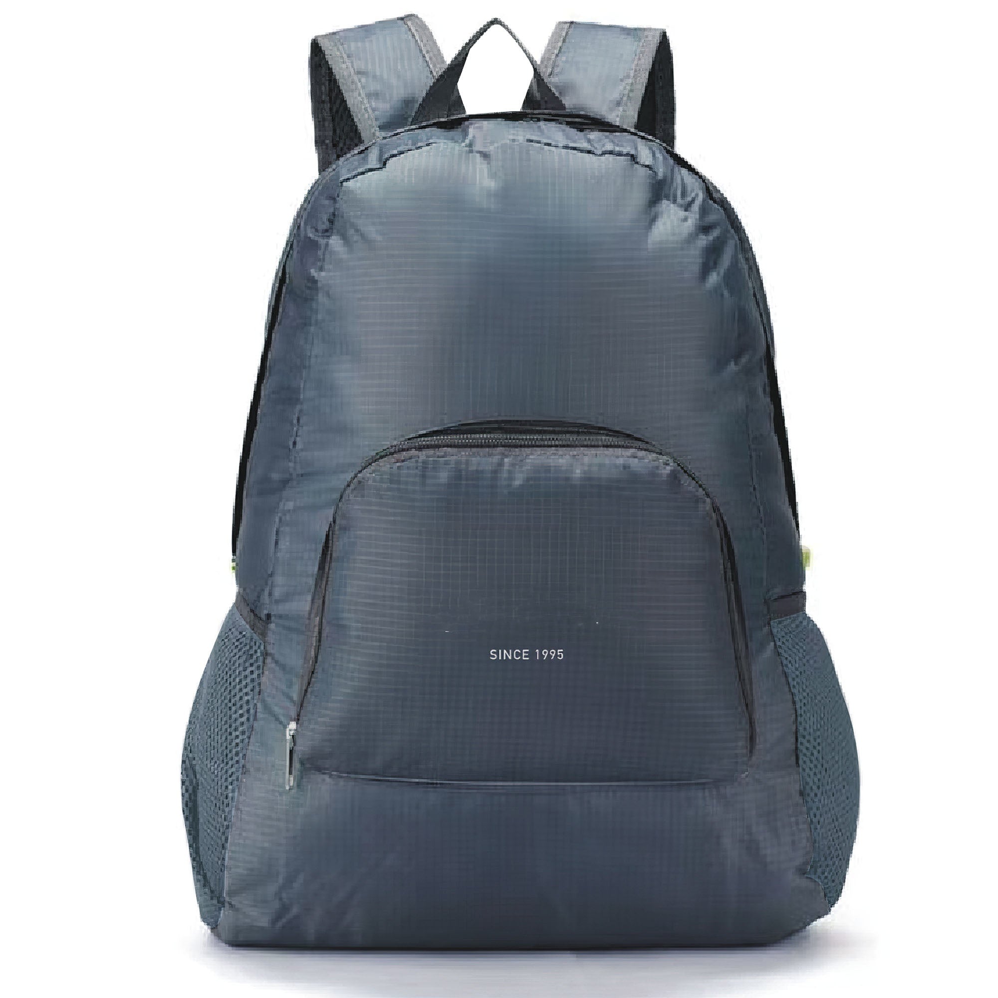 Gray Five Piece Luggage Set with Expandable Duffel Bag & Foldable Backpack
