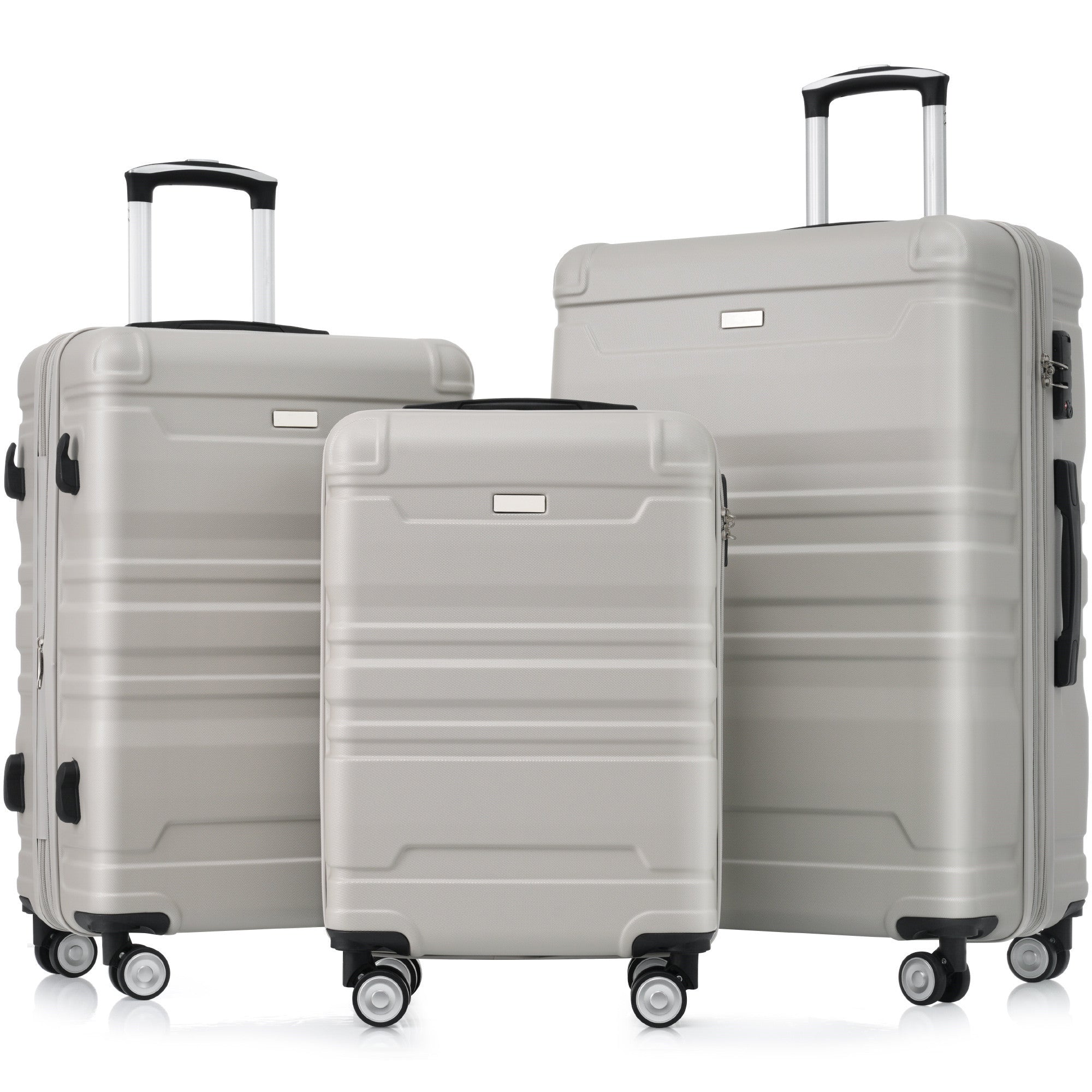 Luggage Sets 4 Piece(14/20/24/28), Expandable Lightweight Suitcase