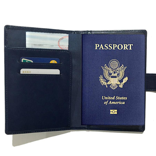 Passport Wallet with RFID Safe Lock