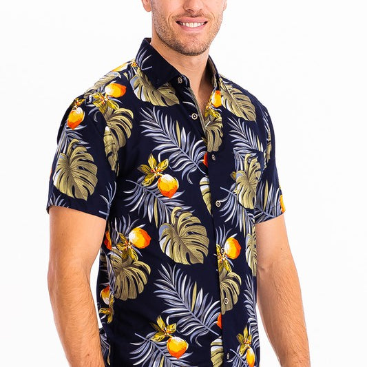 Hawaiian Button Down Shirt - Sun of the Beach Boutique