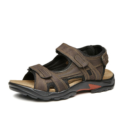 Outdoor Beach Leather Roman Sandals - Sun of the Beach Boutique