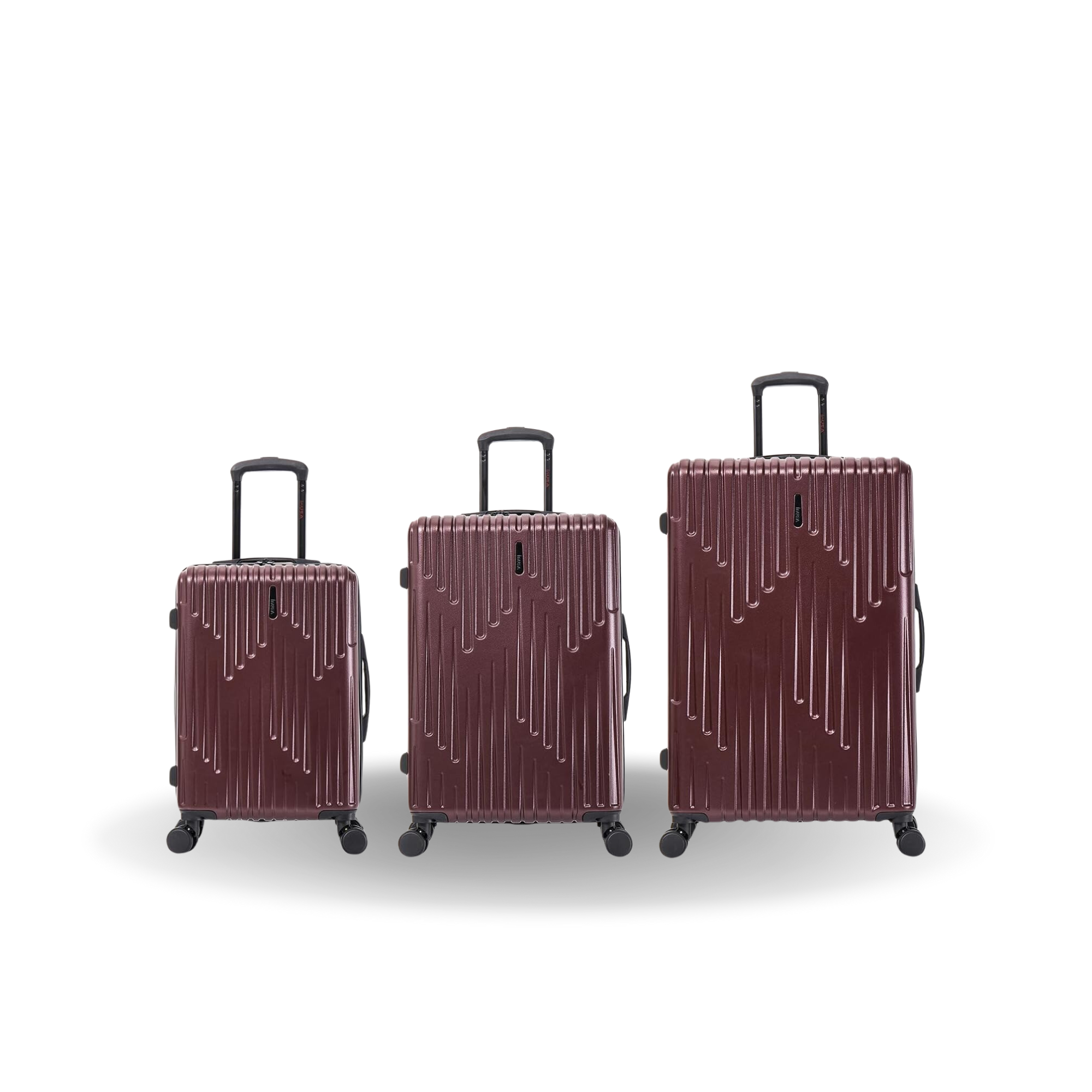 InUSA Luggage Drip 3 Piece Set 20"/24"/28" Spinner Suitcase Collection