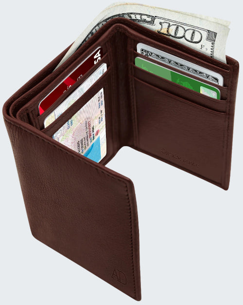Leather Trifold Wallet