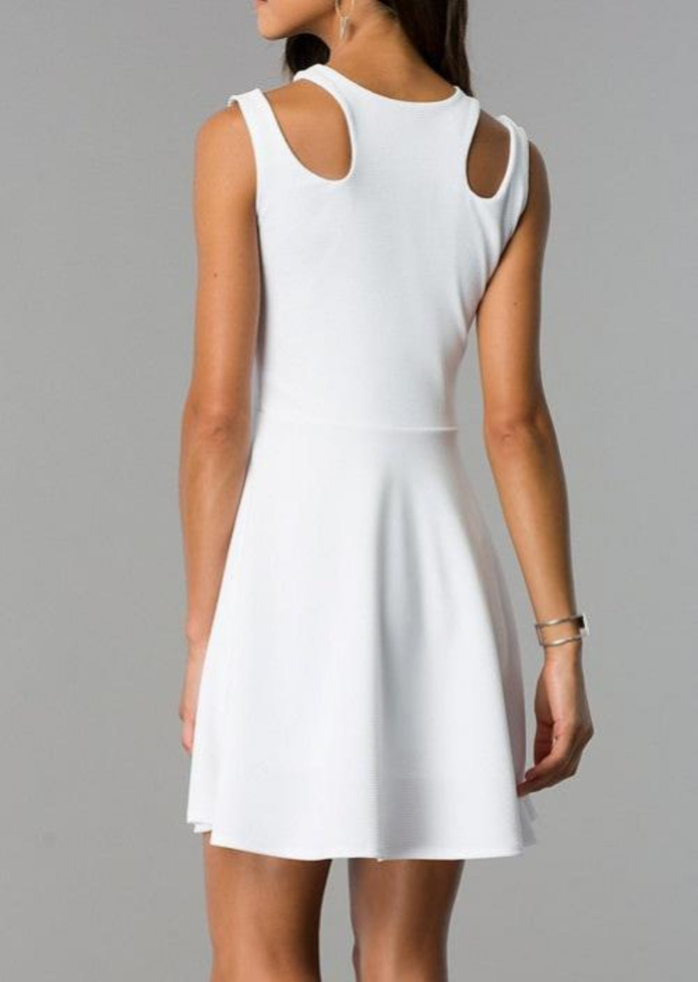 Sleeveless Dress with Cutouts