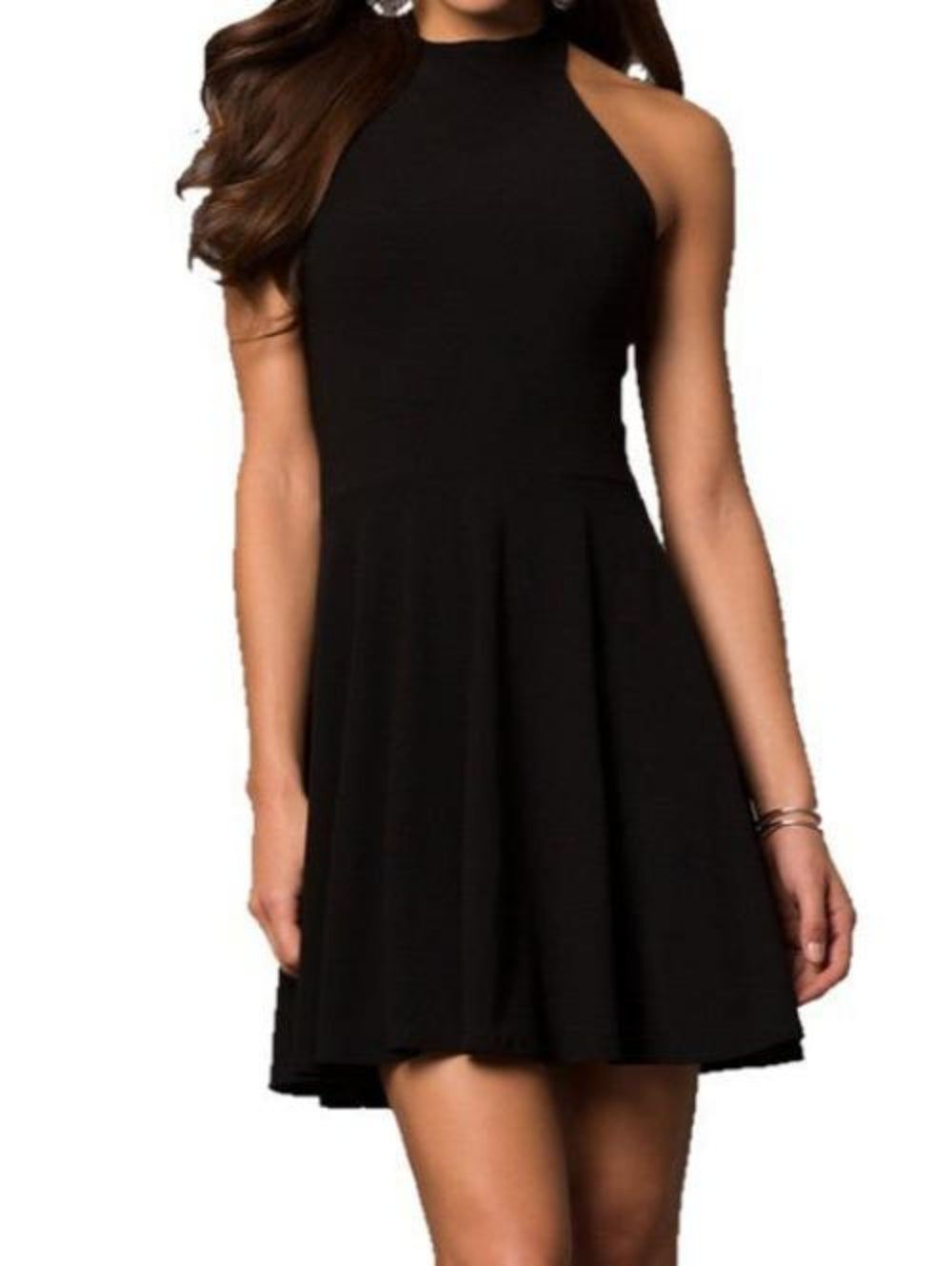 Halter Short Tie Back Dress