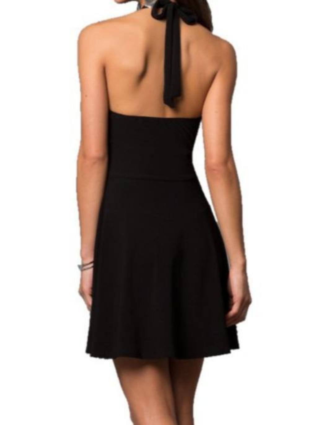 Halter Short Tie Back Dress