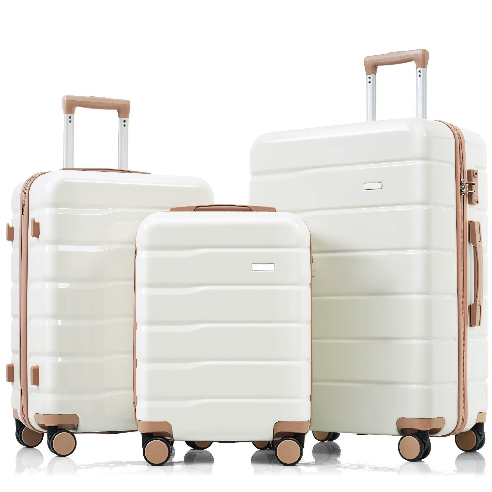 Luggage Sets 4 Piece(14/20/24/28), Expandable Lightweight Suitcase