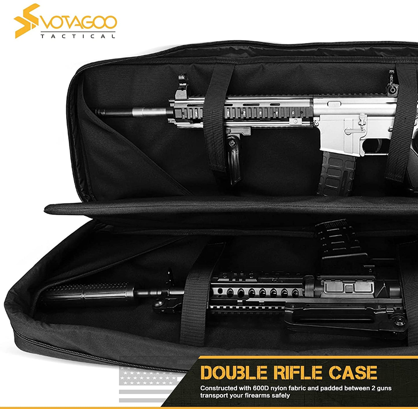 Votagoo Double Rifle Case Gun Bag