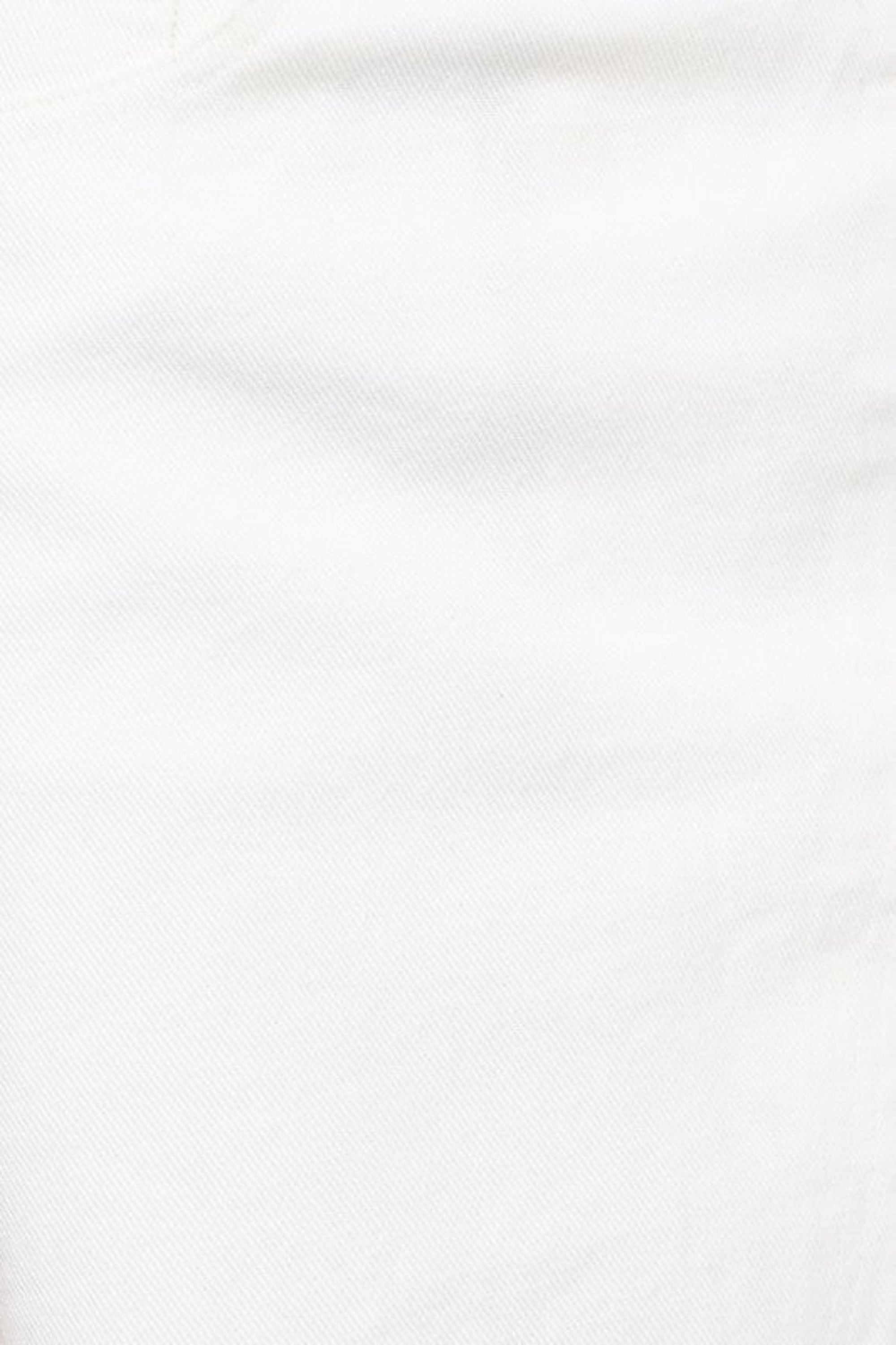 White Denim Mini Skirt
