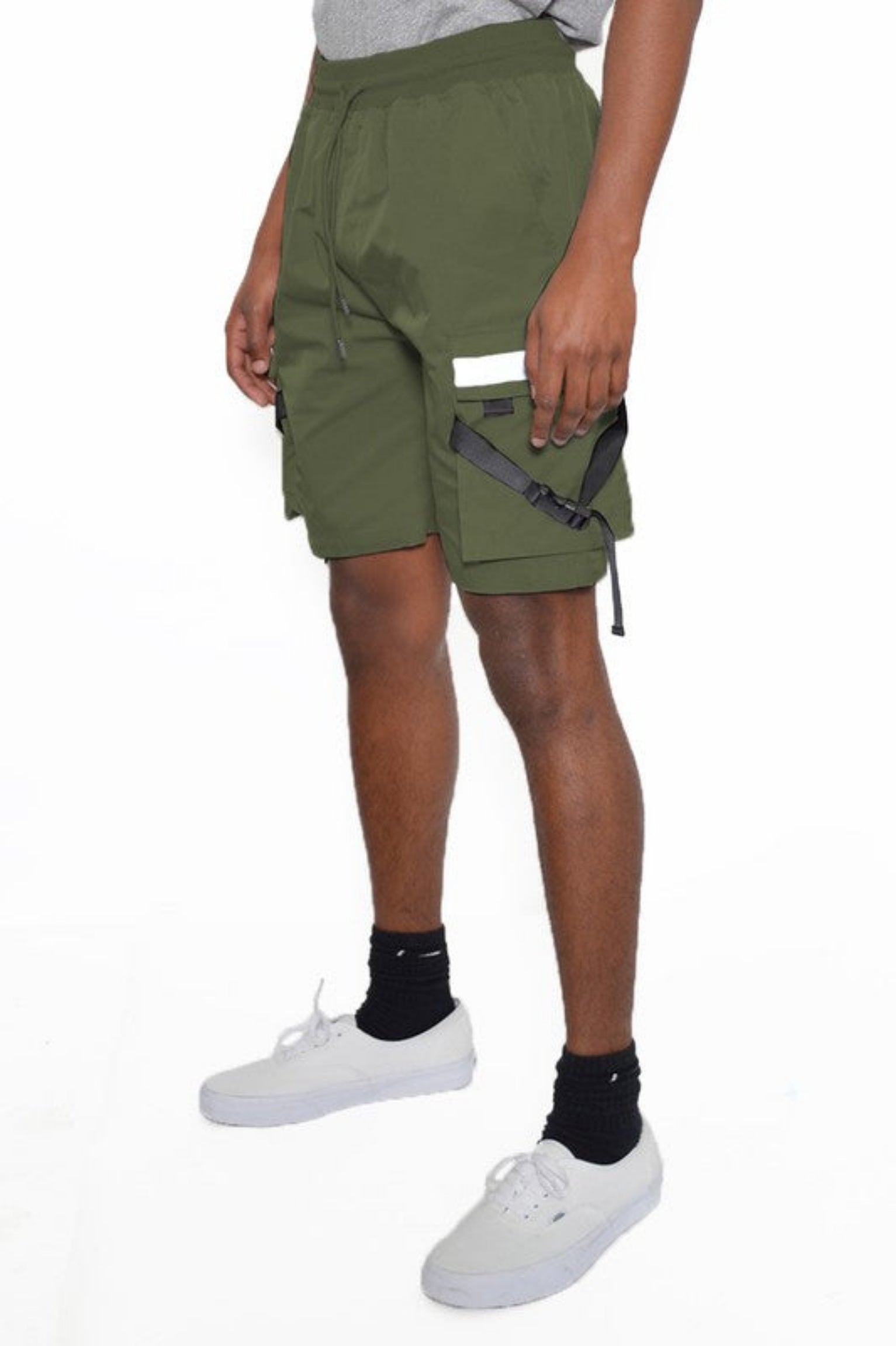 TACTICAL SHORTS WITH STRAPS - Sun of the Beach Boutique