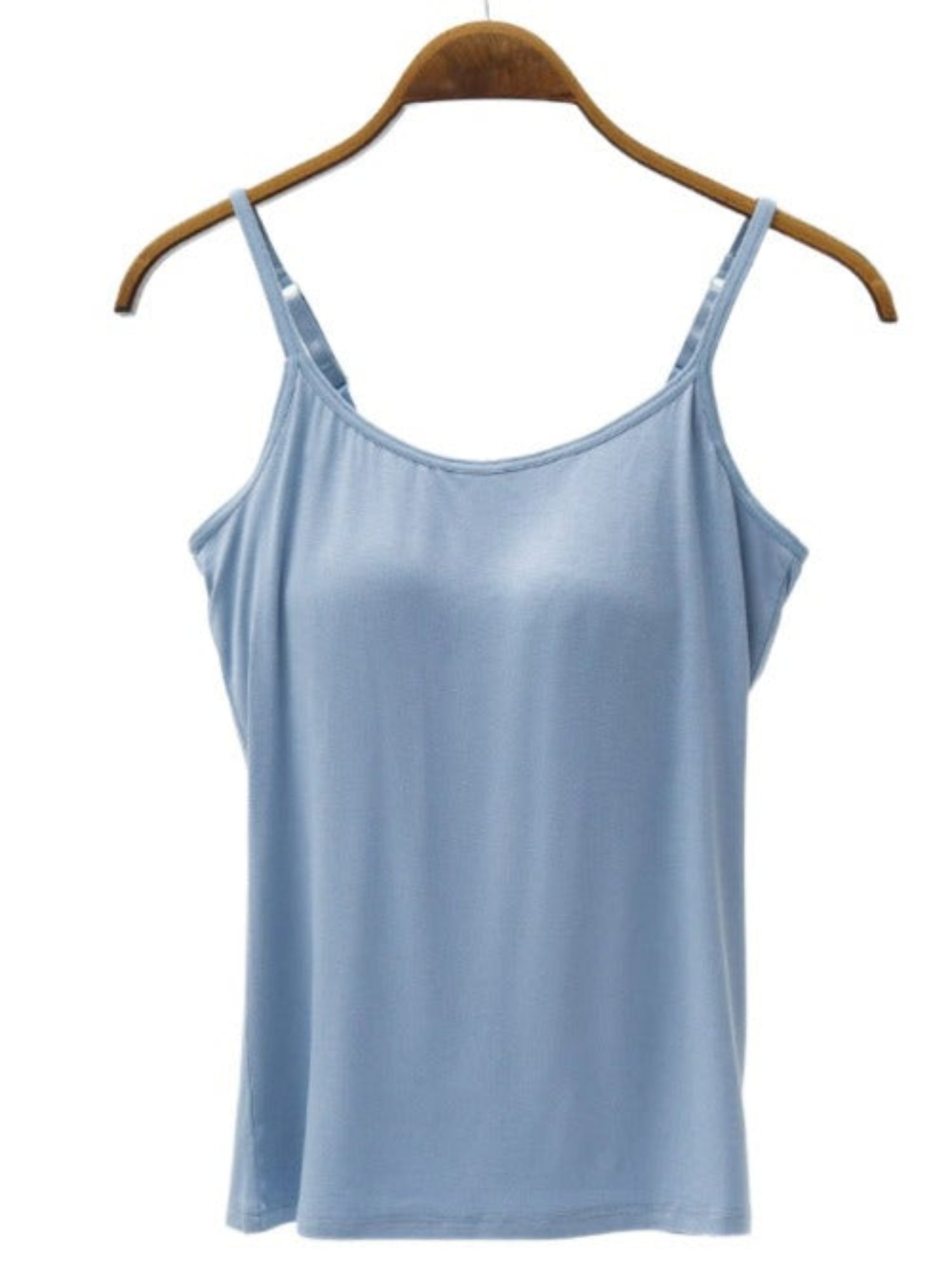 Adjustable Strap Modal Cami with Bra