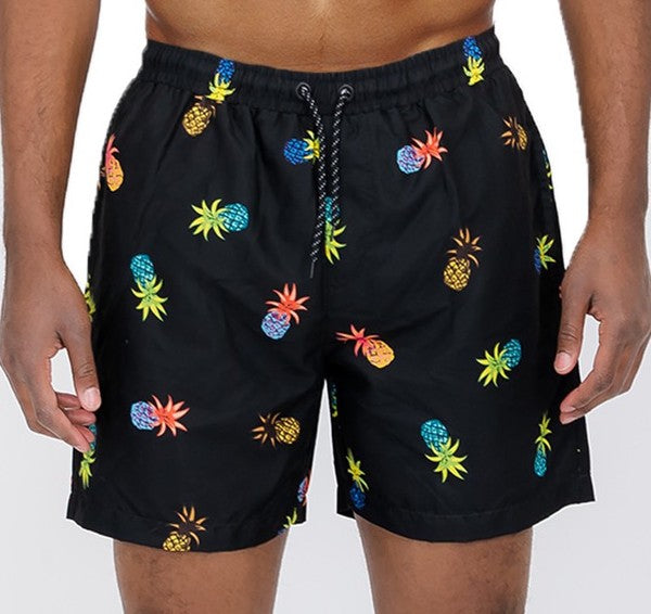 Pineapple Swim Shorts - Sun of the Beach Boutique