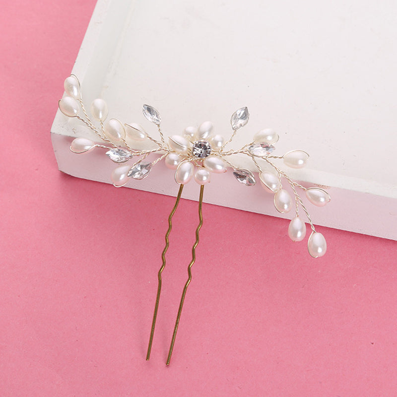Handmade Flower Crystal Pins