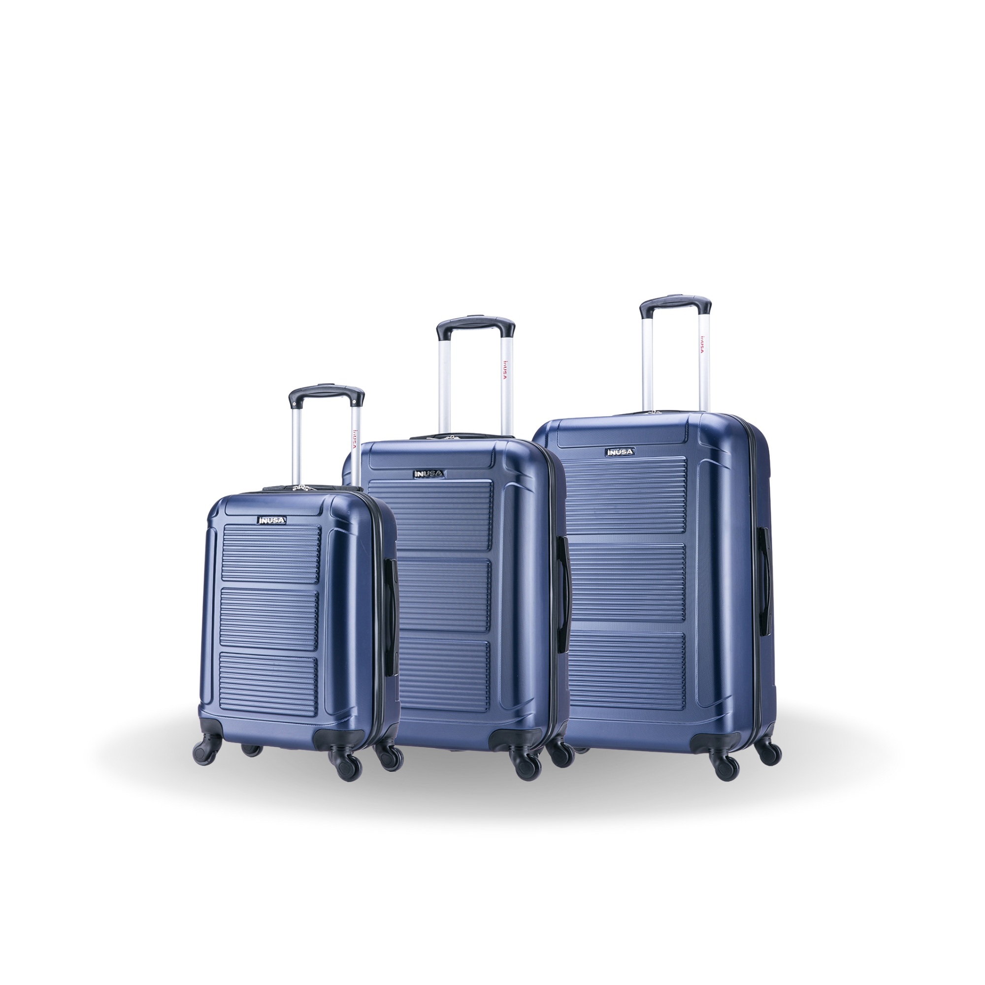 InUSA Luggage Pilot 3 Piece Set 20"/24"/28" Spinner Suitcase Collection