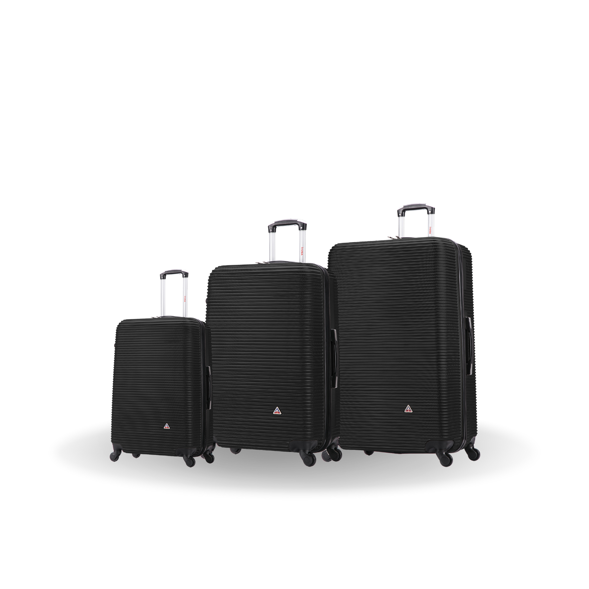 InUSA Luggage Royal 3 Piece Set 20"/24"/28" Spinner Suitcase Collection