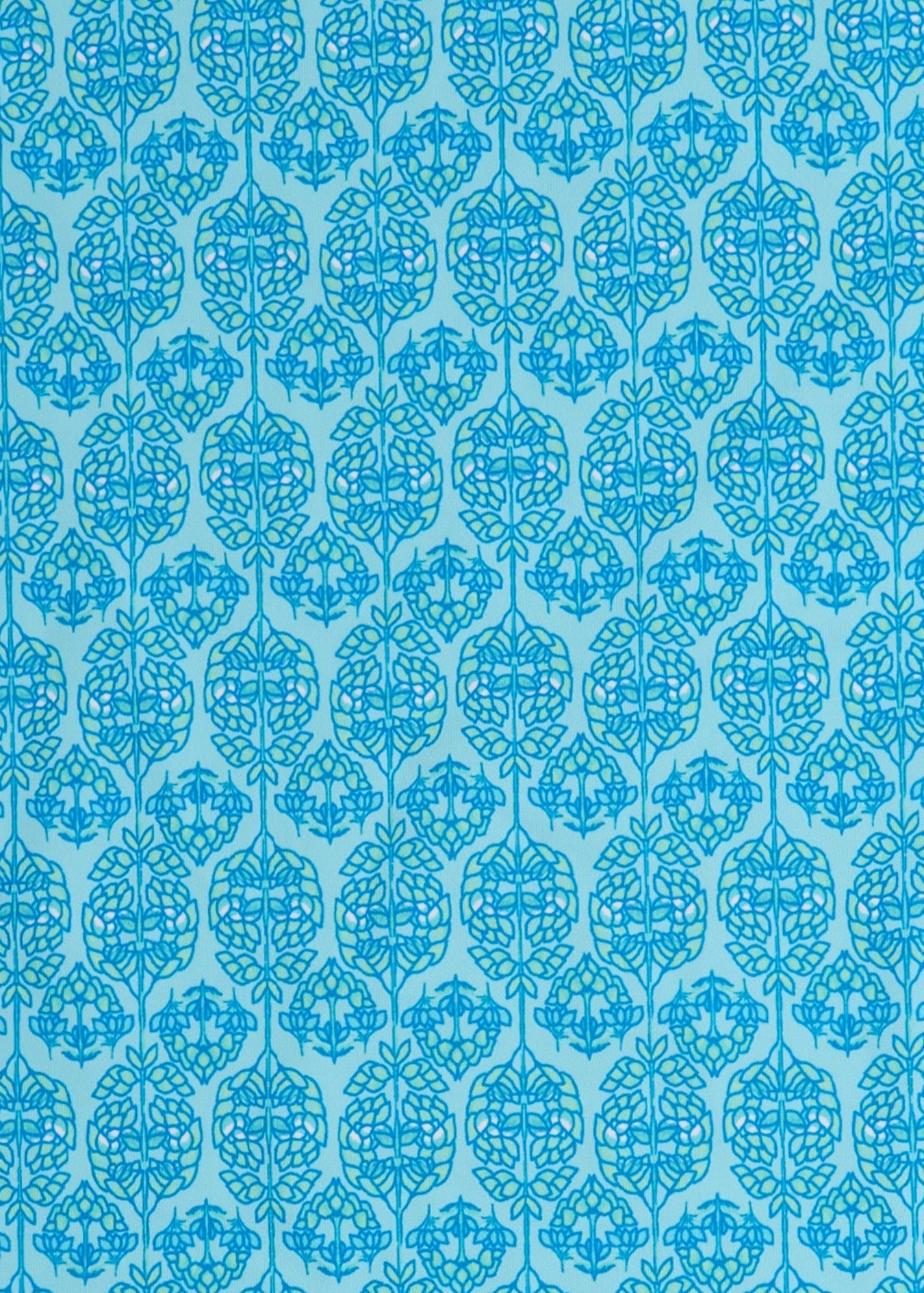Blue patterned fabric texture