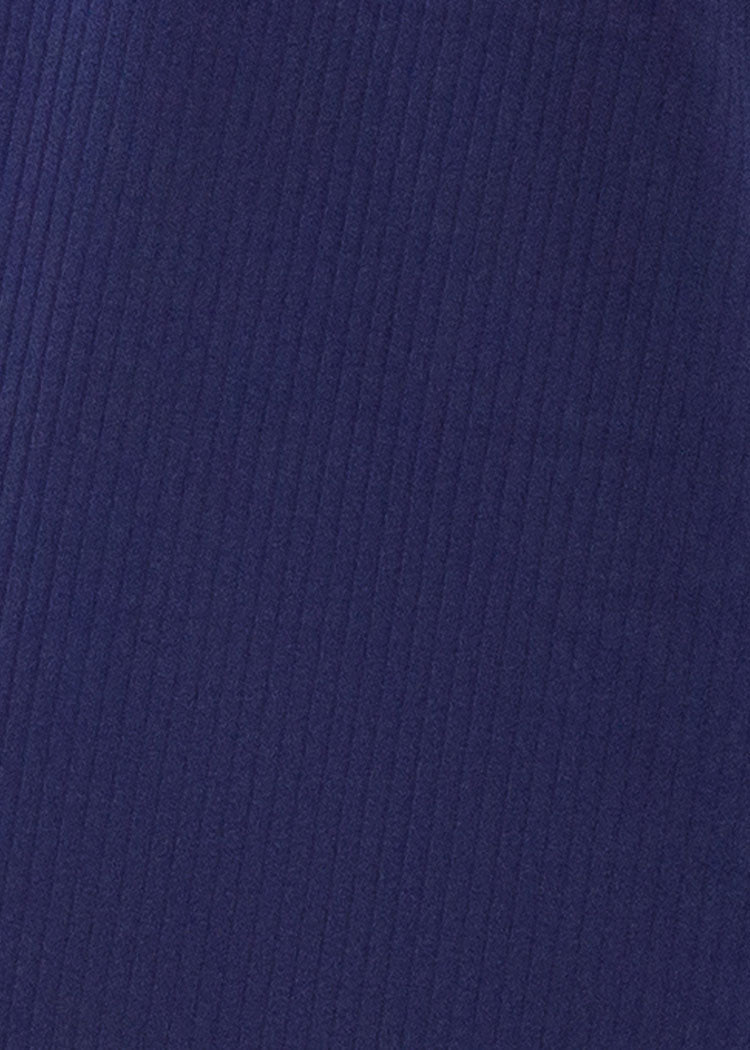 Navy blue fabric texture close-up