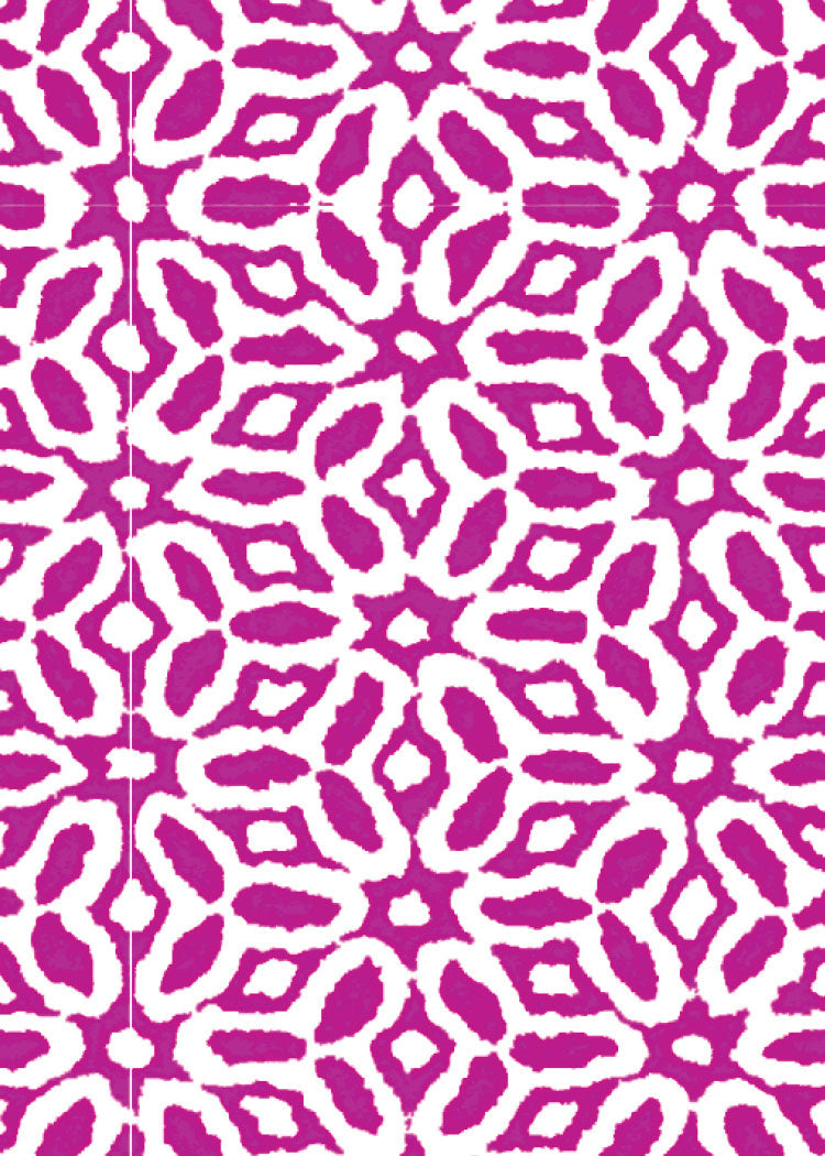 Patterned paper with pink and white design