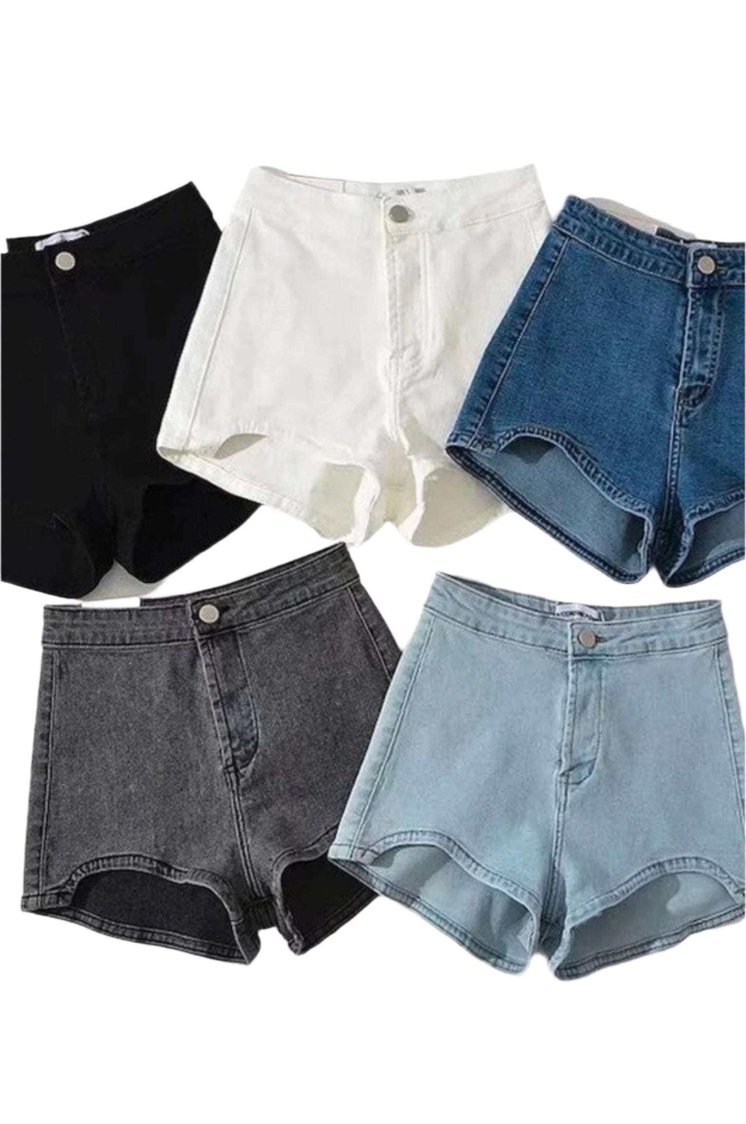 High Waist Denim Shorts