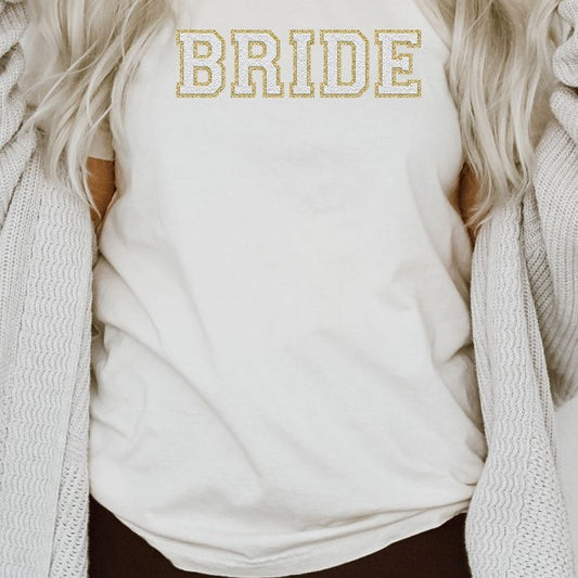 Bride Faux Chenille Graphic T-Shirt