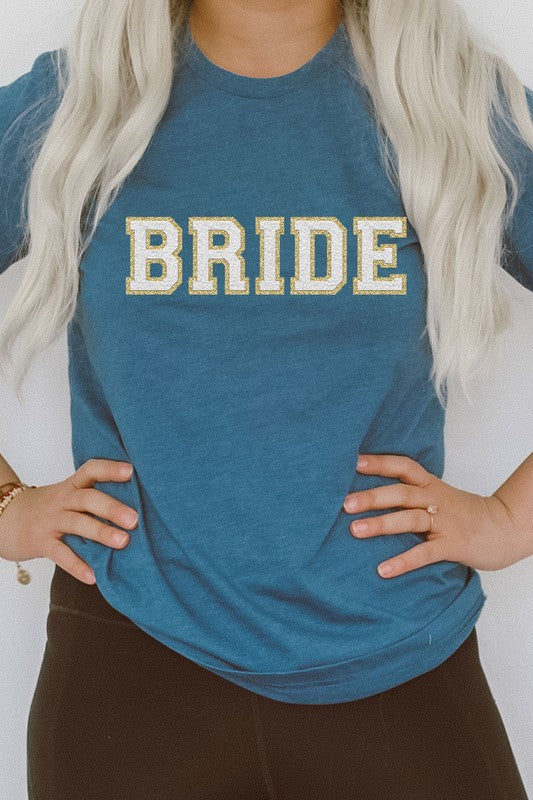 Bride Faux Chenille Graphic T-Shirt