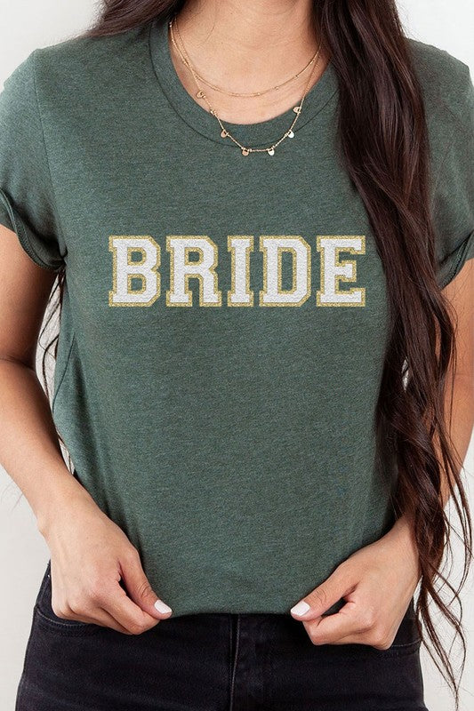 Bride Faux Chenille Graphic T-Shirt