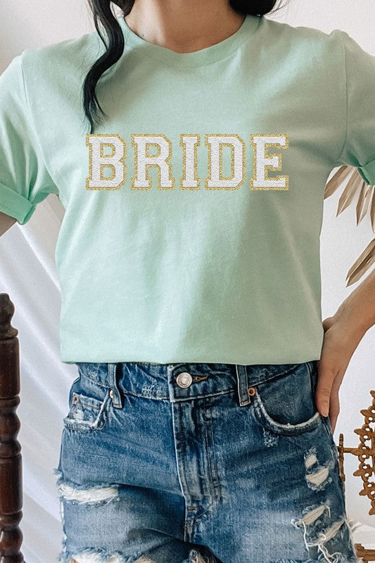 Bride Faux Chenille Graphic T-Shirt