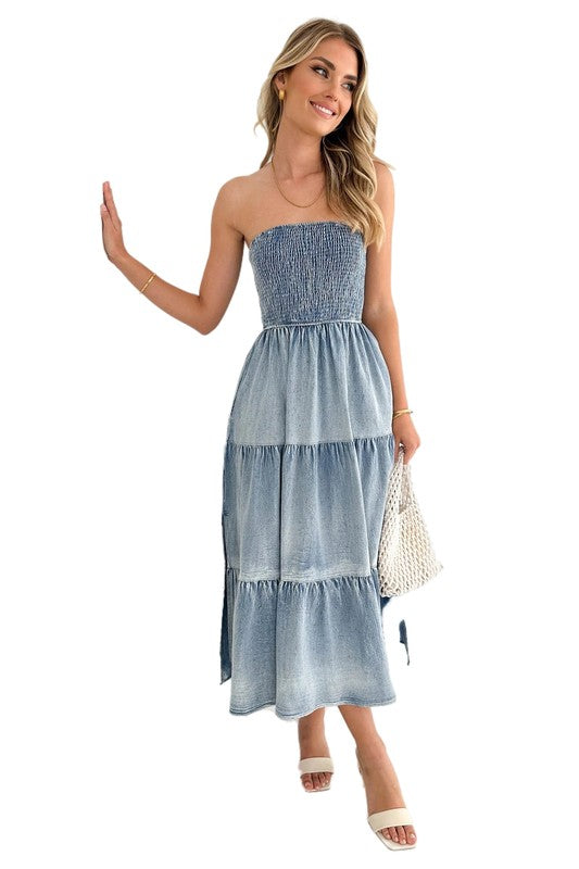 Annie Wear Cargo Denim Mini Skirt