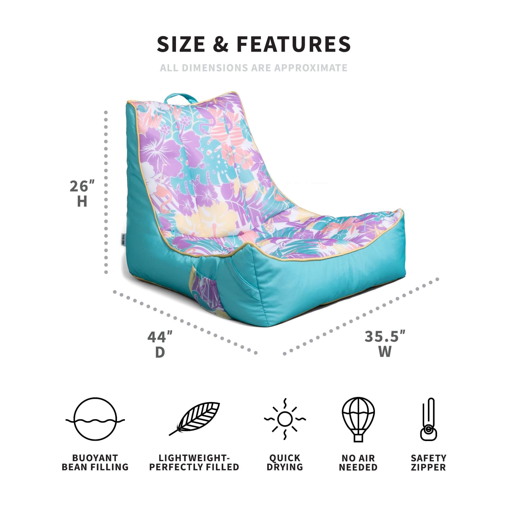 Big Joe's Captain's Pool Float