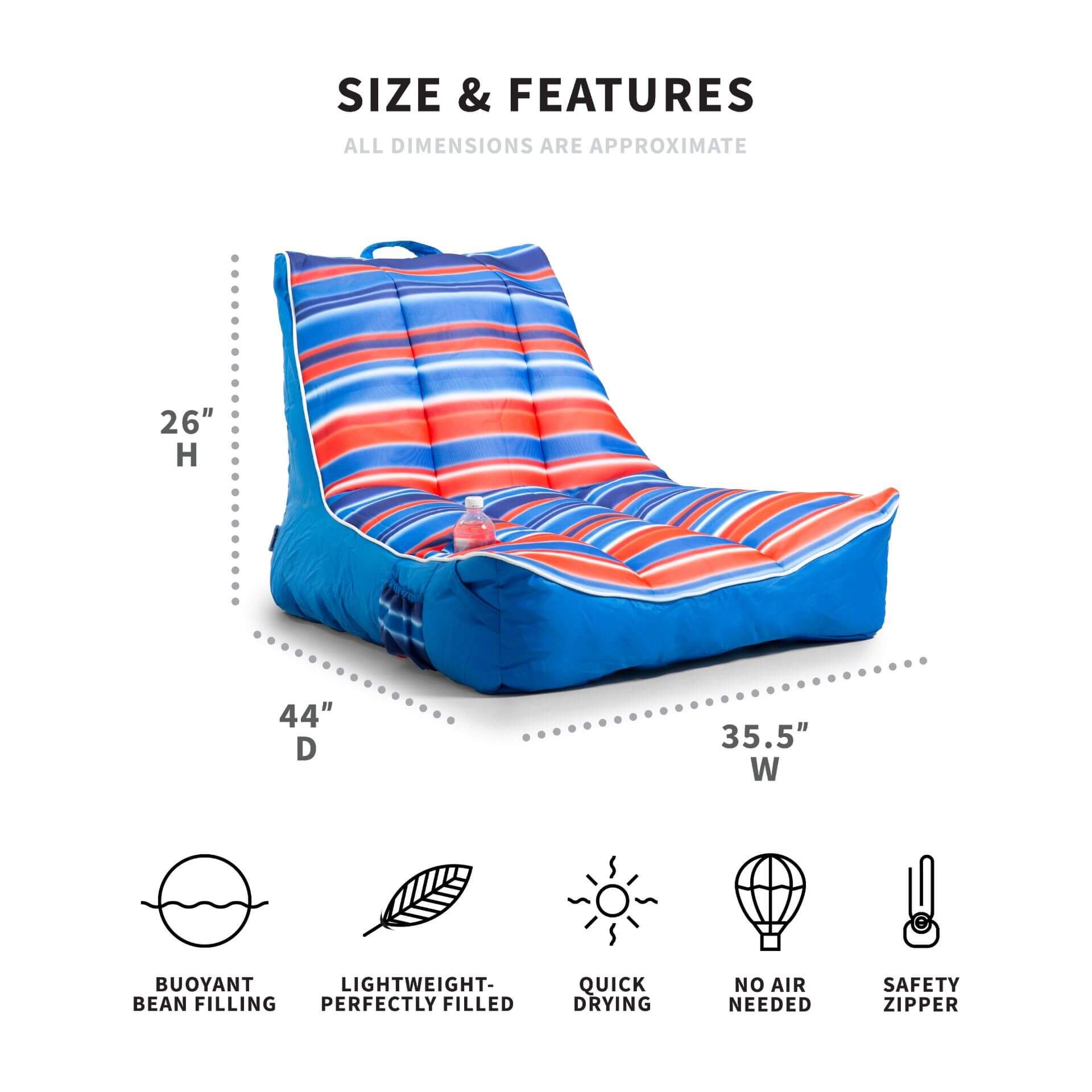 Big Joe's Captain's Pool Float