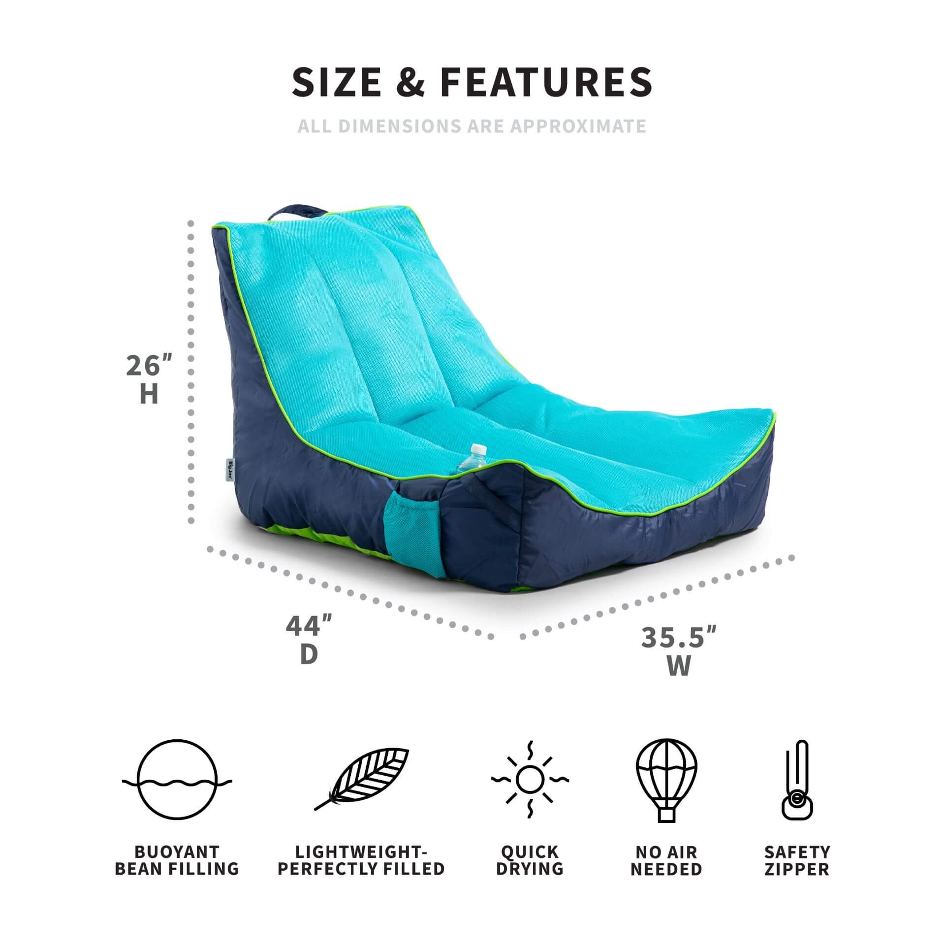 Big Joe's Captain's Pool Float