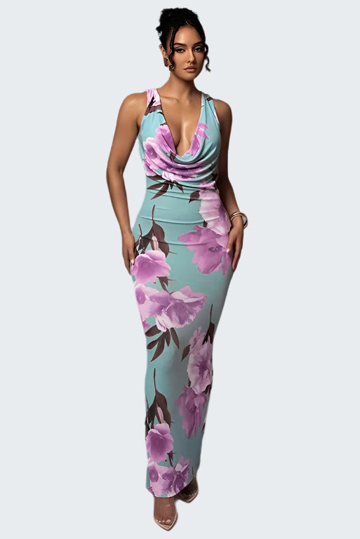 Roses Long Maxi Dress