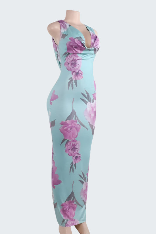 Roses Long Maxi Dress
