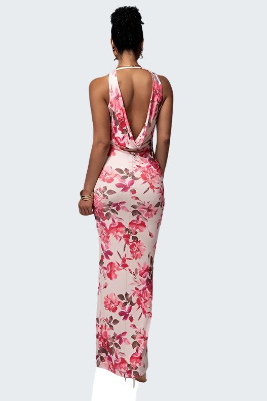 Roses Long Maxi Dress