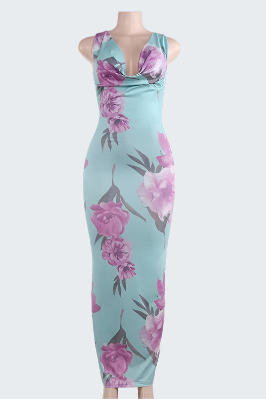 Roses Long Maxi Dress