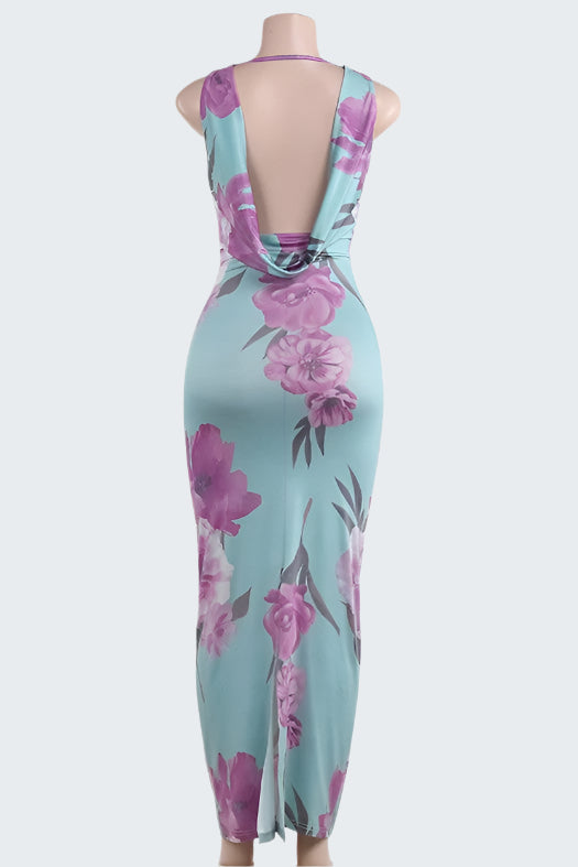 Roses Long Maxi Dress