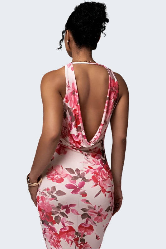 Roses Long Maxi Dress