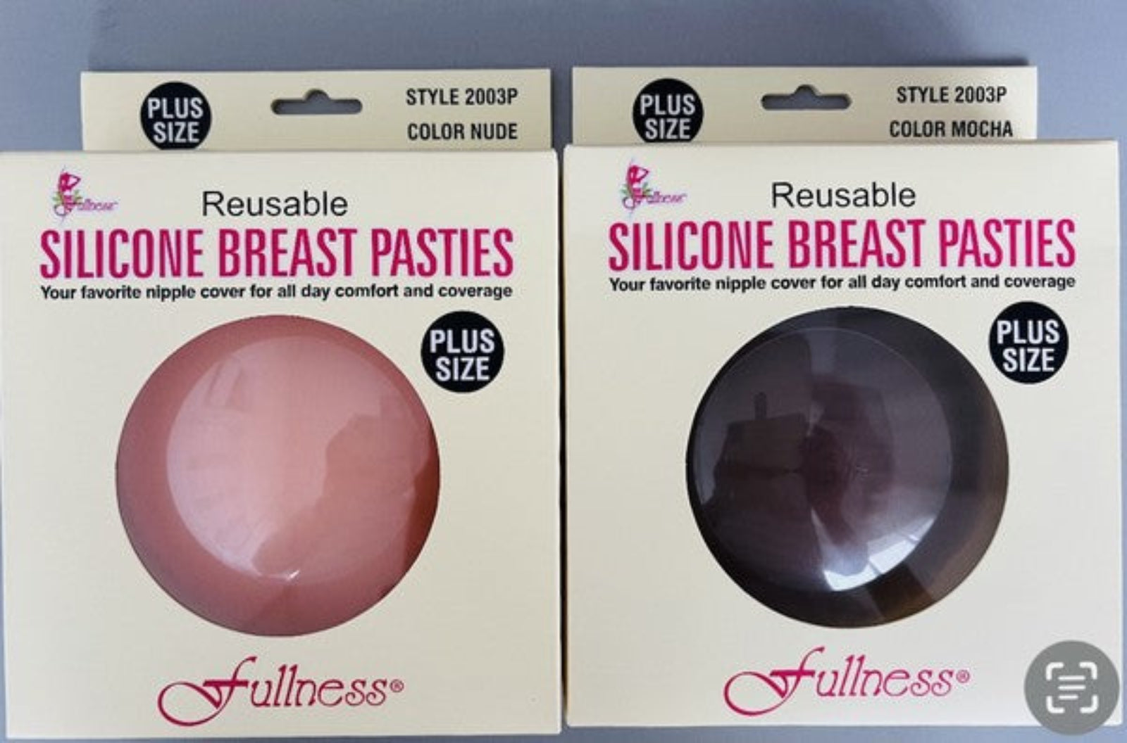 Plus Size Silicone Nipple Cover