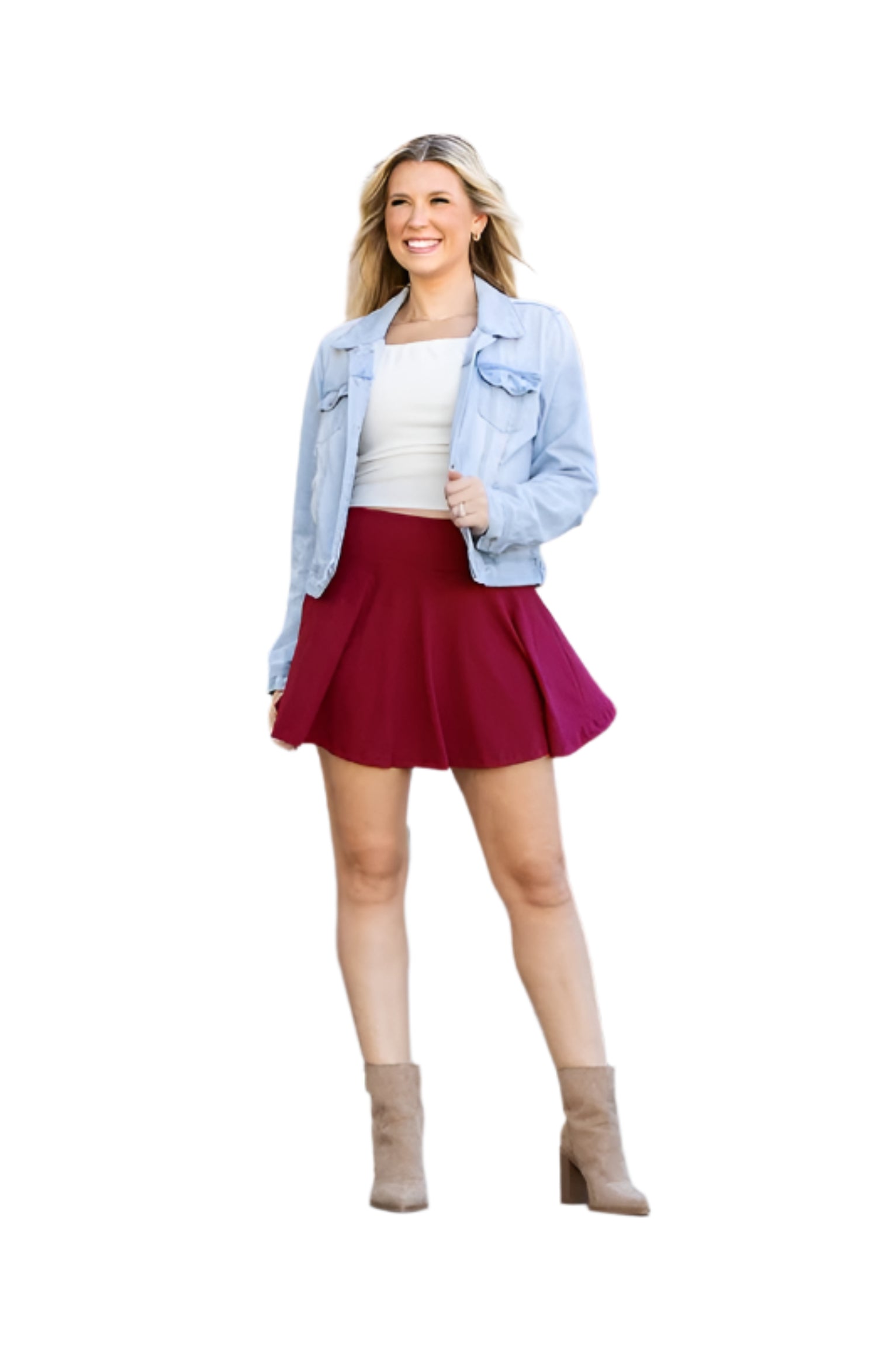 The Rosie - Red Skort