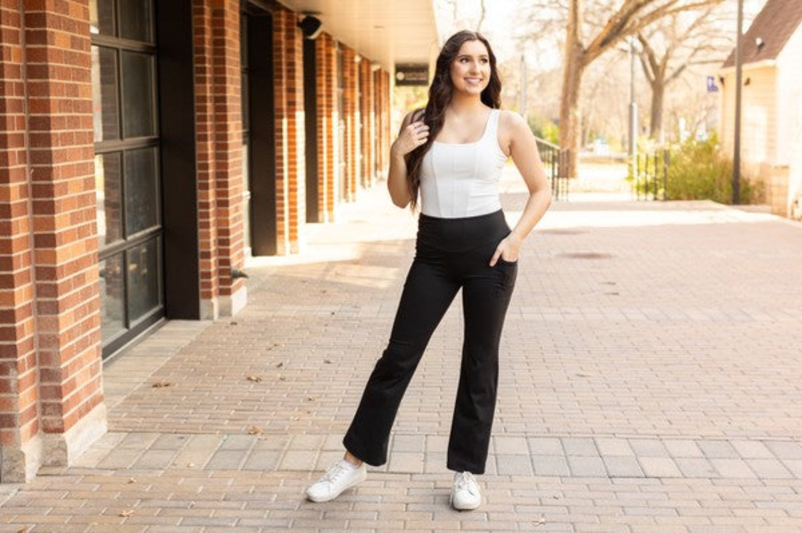 The Madeline - Tummy Control Bootcut Leggings