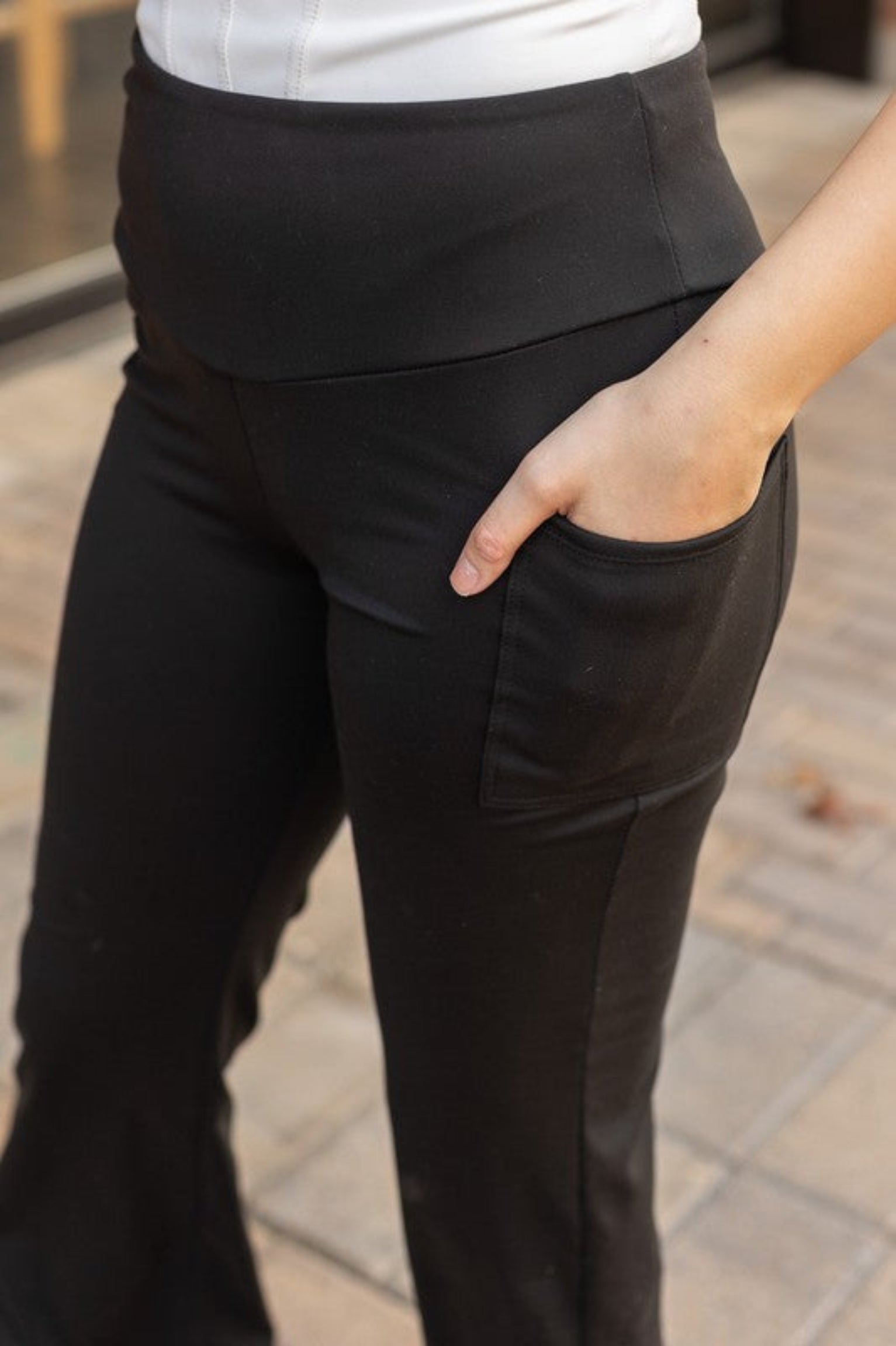 The Madeline - Tummy Control Bootcut Leggings