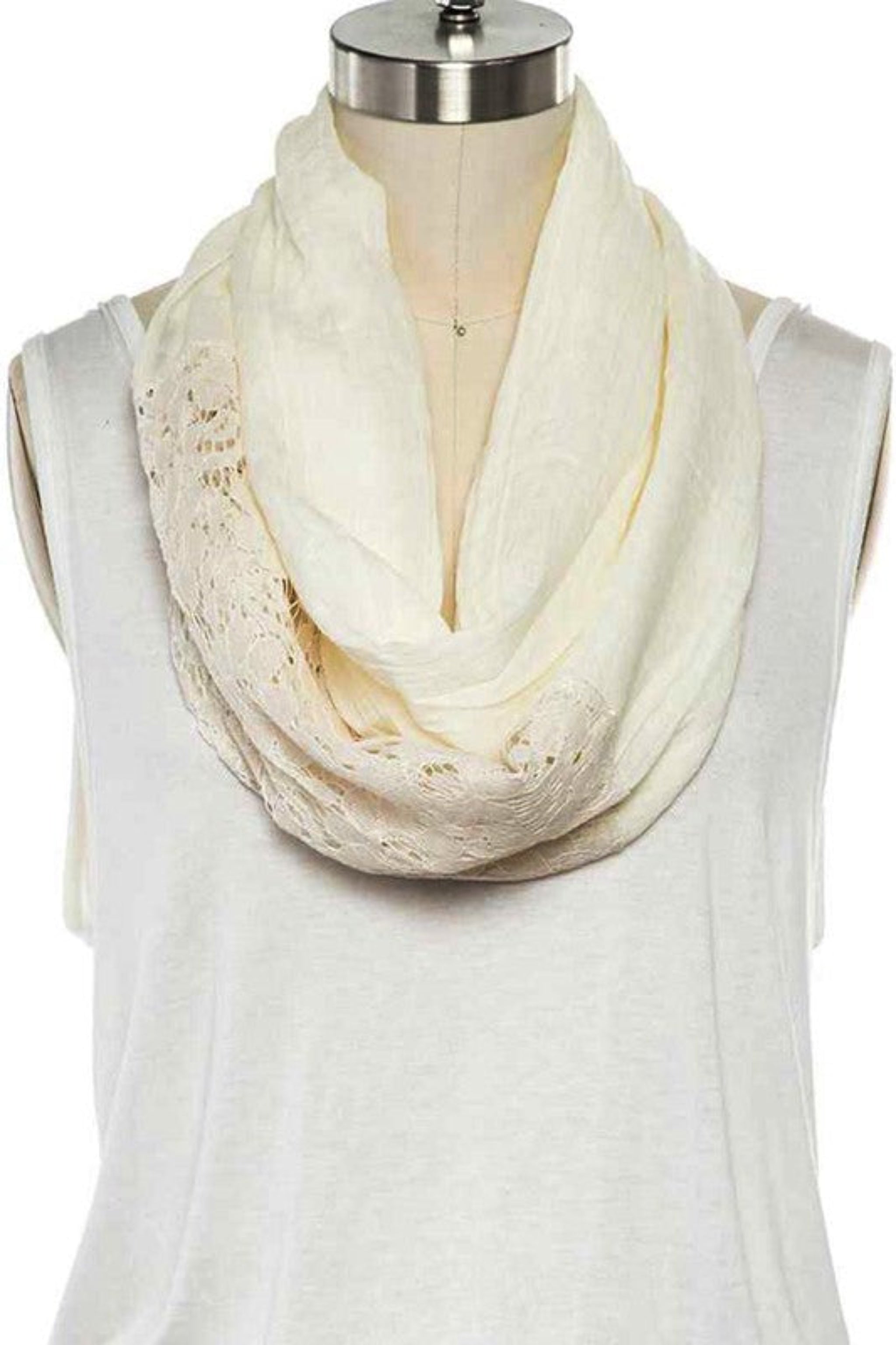 Off White Scarf