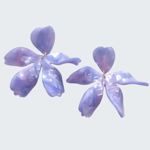 Jasmine Earrings - Lavender Haze