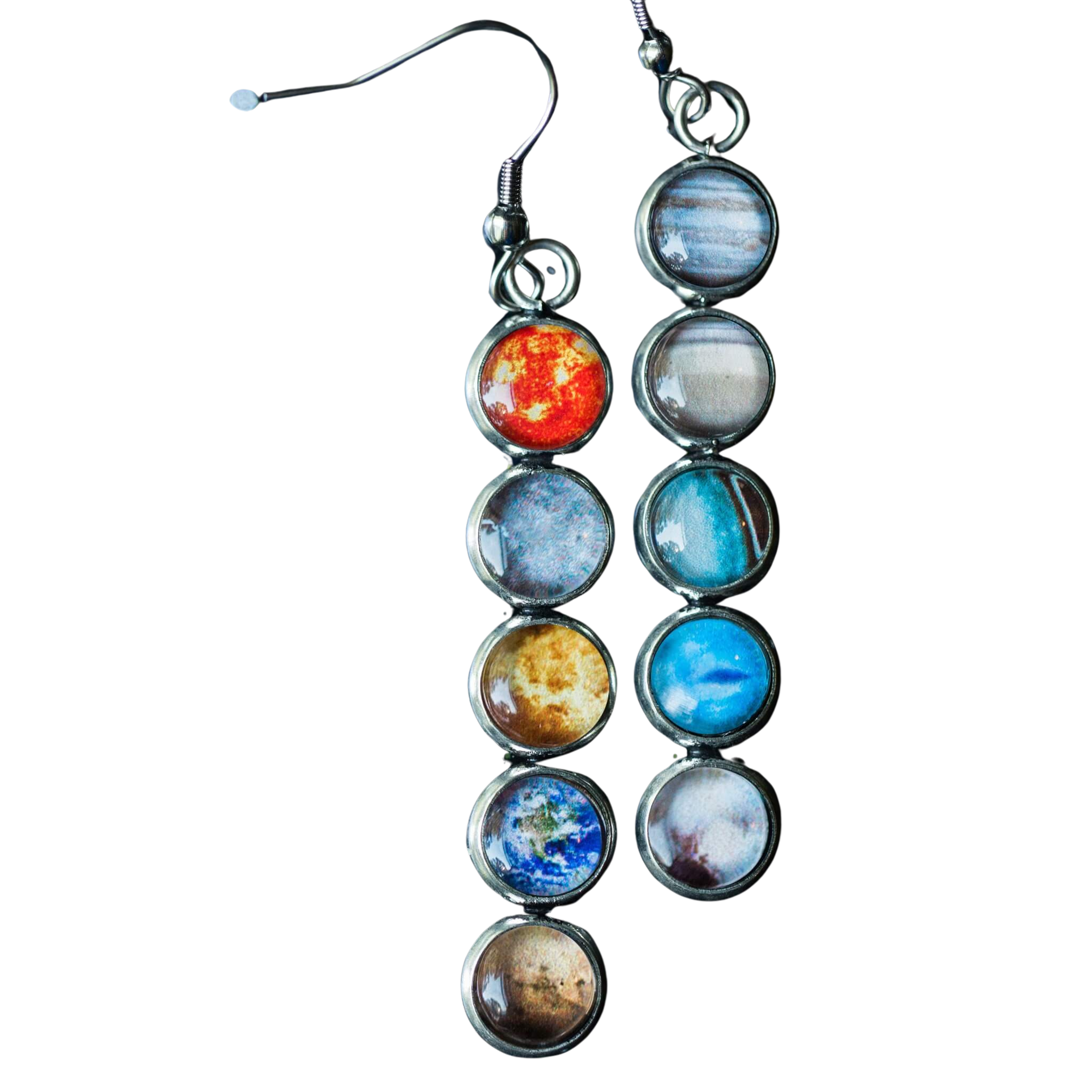 Yugen Solar System Mis-Matched Earrings