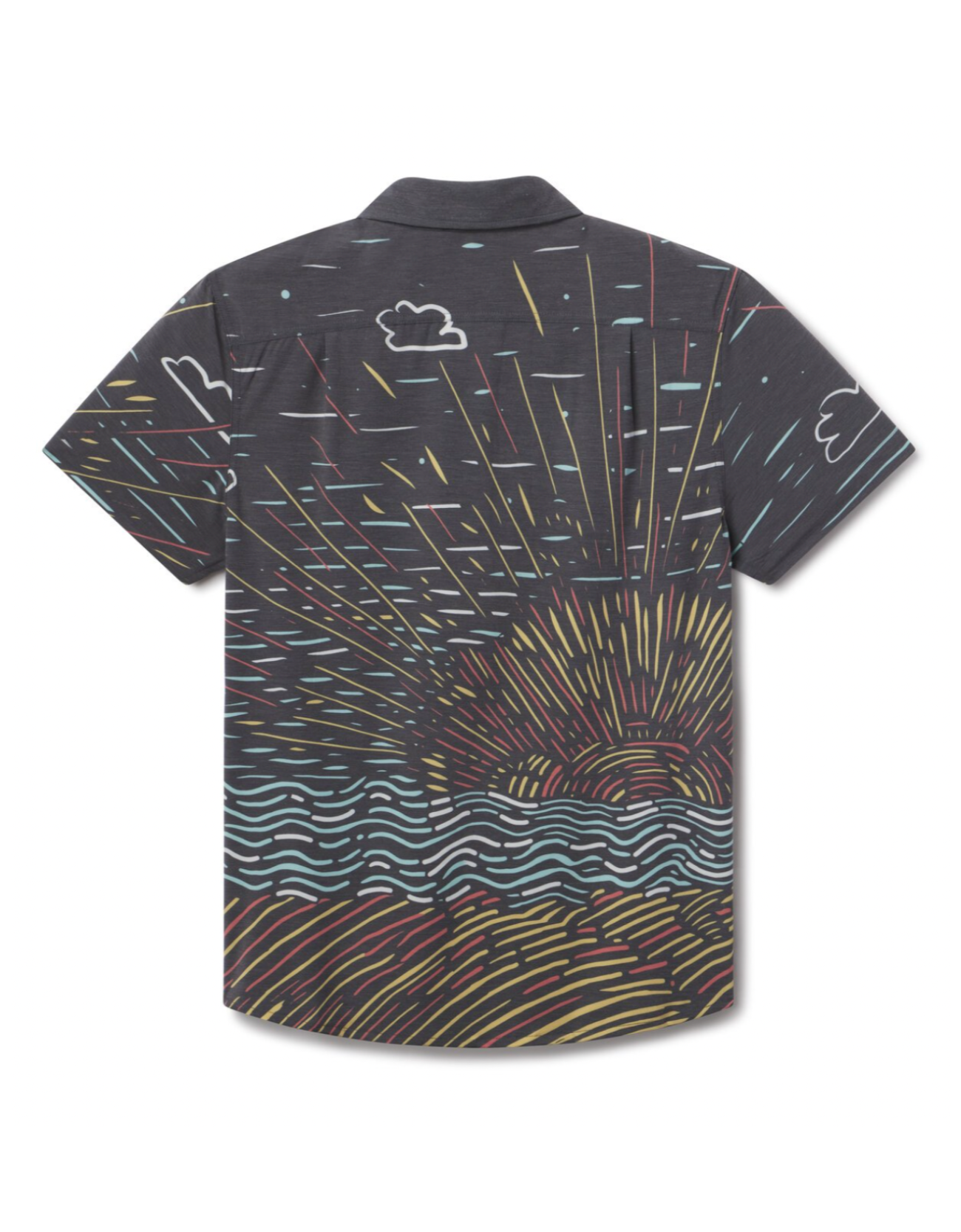 Black Sunburst Vagabond Button Up